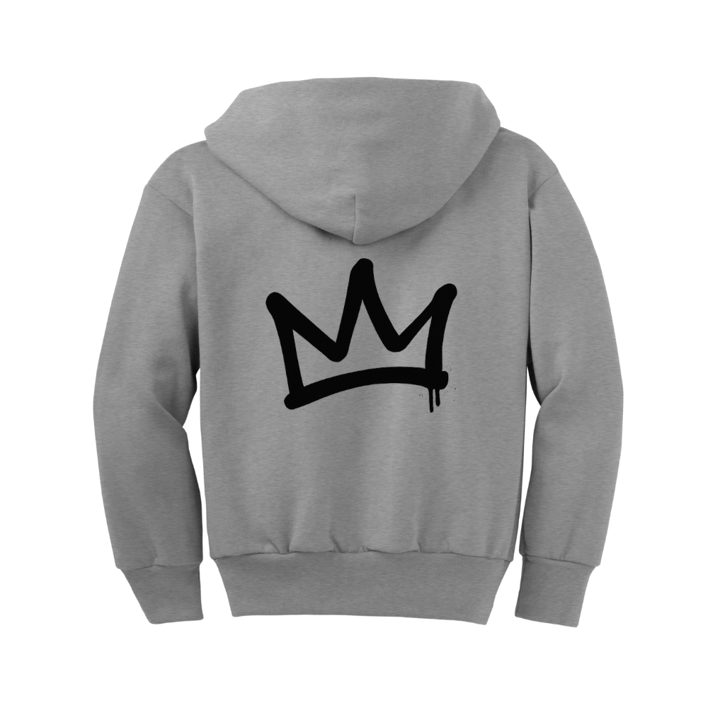 BBDC Full Zip Hoodie (Heather Grey)