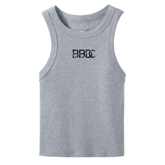 BBDC Crop Tee - (Heather Grey)