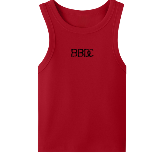 BBDC Crop Tee - (Red)